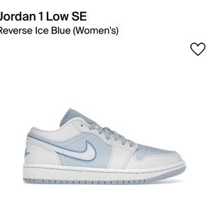 Jordan 1 Low SE Reverse Ice Blue Women’s Size 7.5